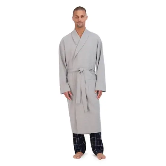 Hanes Premium Men's Solid Waffle Robe - One Size Fits Most image {5}
