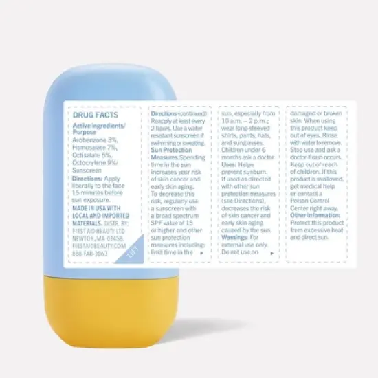 FIRST AID BEAUTY Hydrating Sunscreen Milk - SPF 45 - 1.7oz - Ulta Beauty image {9}