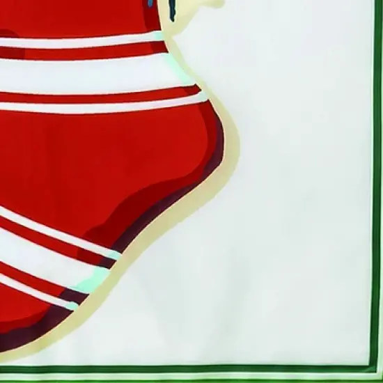 Evergreen Merry Christmas Stocking Applique Garden Flag 12 x 18 Inches Indoor Outdoor Decor image {6}