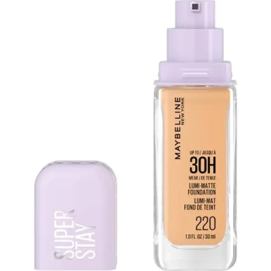 Maybelline Super Stay Up to 30HR Wear Lumi-Matte Liquid Foundation - 1 fl oz image {18}