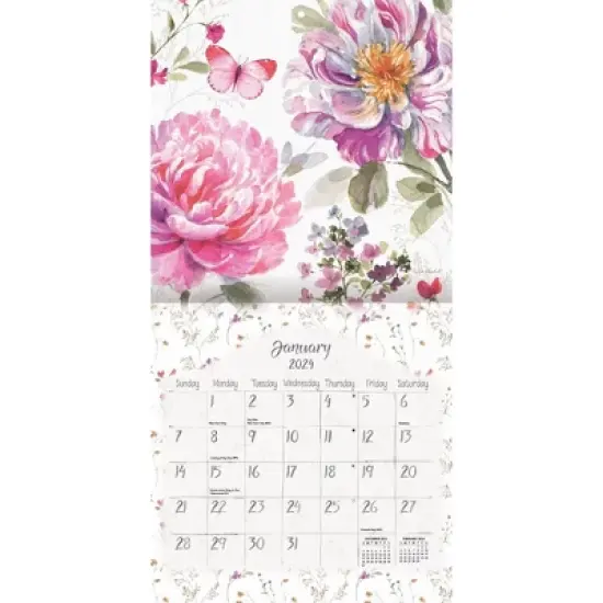 Lang 2024 Wall Calendar 12"x12" Watercolor Wonder image {1}