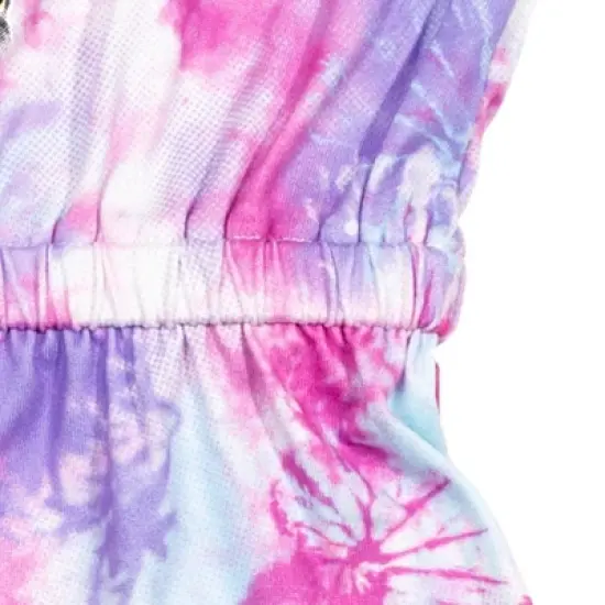Disney Descendants Mal Evie Fashion Sleeveless Romper Purple Tie-Dye  image {5}