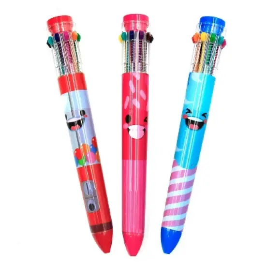3ct Ballpoint Pens Scented Rainbow - Sugar Rush image {1}