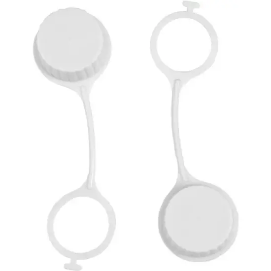 IGLOO Replacement Tethered Drain Plug Caps - White image {1}