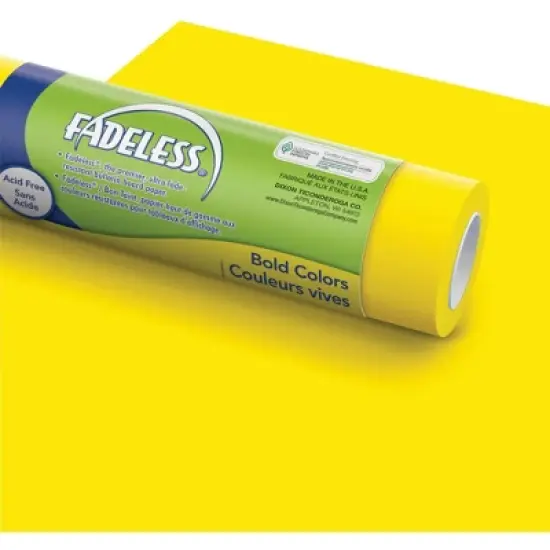 Fadeless Paper Roll, Canary, 48 Inches x 50 Feet image {5}