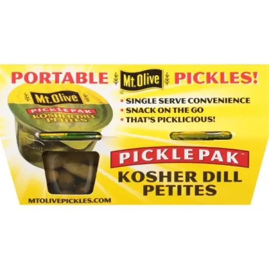Mt. Olive Pickle Pak Kosher Dill Petites - 14.8 fl oz/4ct image {5}