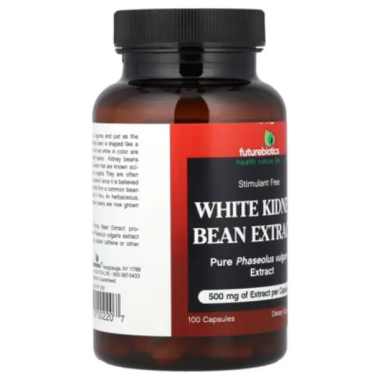 Futurebiotics White Kidney Bean Extract, 100 Capsules (500 mg per Capsule) image {3}