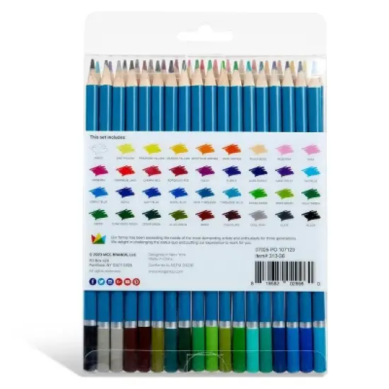 KINGART Watercolor Pencils 36 Colors image {7}