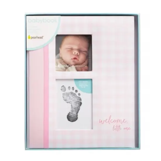 Pearhead Gingham Baby Memory Book image {8}