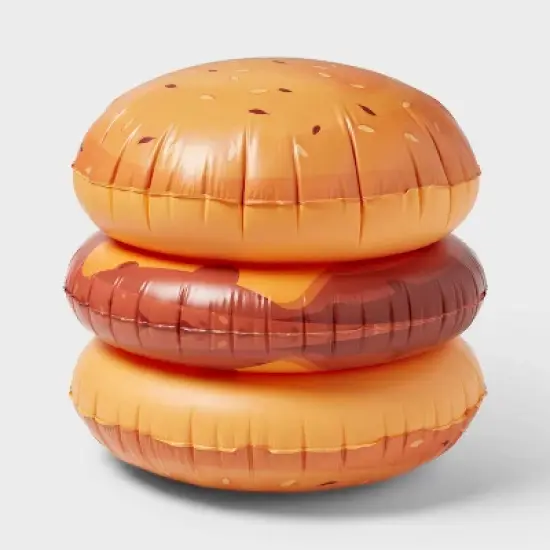 Burger Float - Sun Squad&trade;: Novelty Pool Toy, PVC Construction image {4}