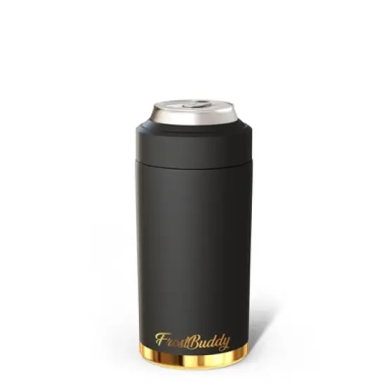 FrostBuddy Universal Buddy Insulated Can Cooler | Fits 12oz Cans, Slim Cans & Bottles | Stainless Steel Drink Holder image {4}