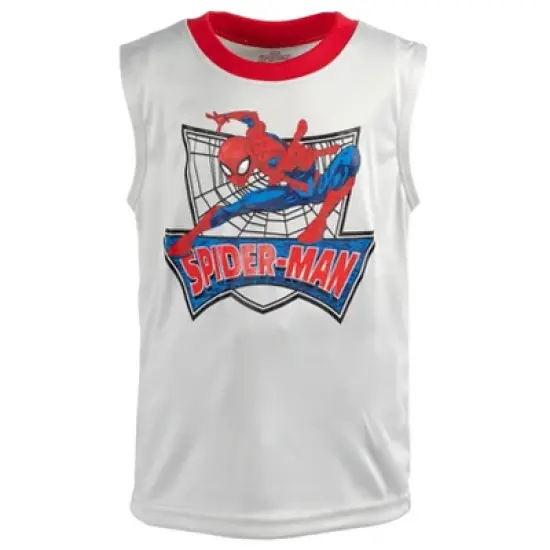 Marvel Spider-Man Graphic T-Shirt Tank Top and Shorts 3 Piece Outfit Set  image {4}