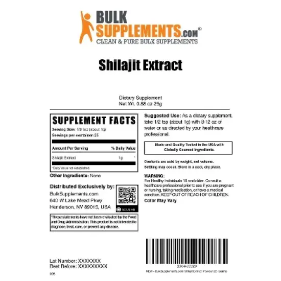 BulkSupplements Shilajit Extract Powder image {5}