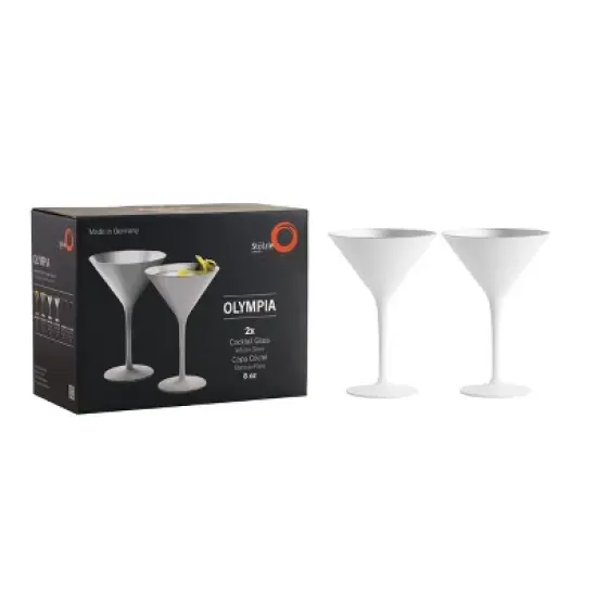 8oz 2pk Olympia Martini Glasses - Stolzle Lausitz image {3}