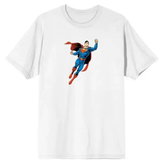 Superman Hero In Flight Men's Short Sleeve Shirt & Sleep Shorts Set image {1}