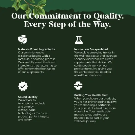 Olive Leaf Extract Capsules, High Strength Antioxidant Supplement with Pure Olive Leaf with 20% Oleuropein for Heart Health, Nature's Craft, 60ct image {4}