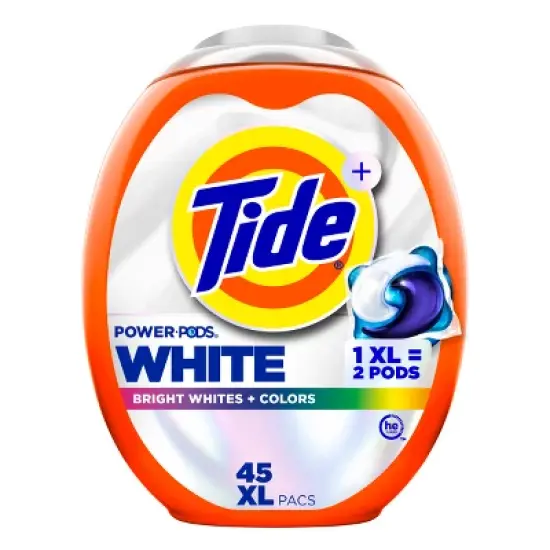 Tide Power Pods Ultra Oxi Whitening HE Compatible Laundry Detergent image {14}