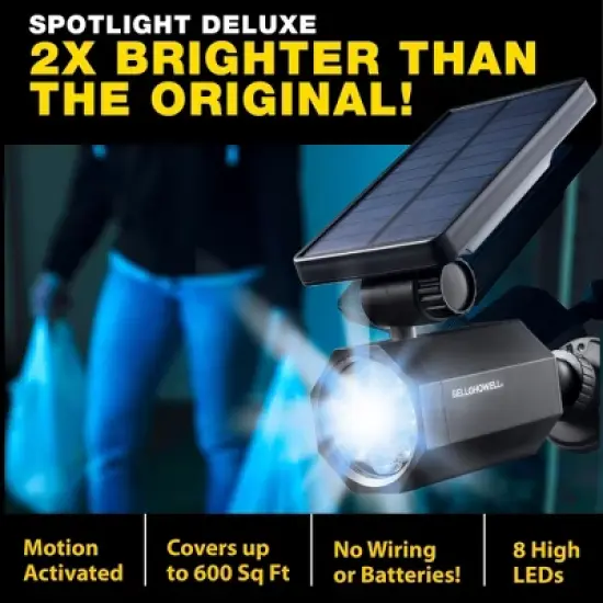 Bell + Howell Bionic Spotlight Deluxe Solar Powered Motion Activated Outdoor Security Light image {2}