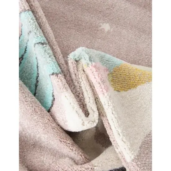 Unique Loom Whimsy Kids Alicorn Unicorn Indoor Woven Area Rug image {6}