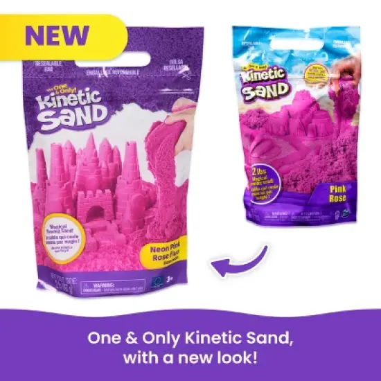 Kinetic Sand Pink 2lb Bag image {5}