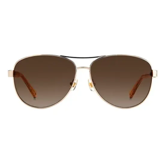 Kate Spade KS Fara/S J5G_LA Womens Aviator Polarized Sunglasses Gold 57mm image {1}