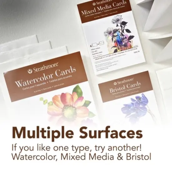 Strathmore 400 Series Watercolor Cards & Envelopes, Anniversary Size, 3.5x4.875 inch, 6 Per Pack, 3 Packs image {4}