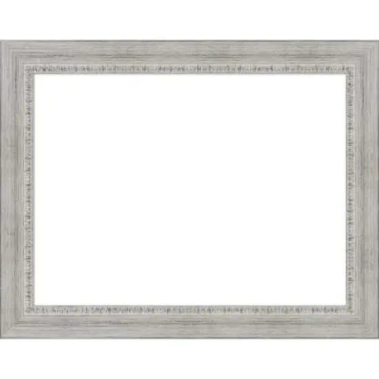 Amanti Art Rustic White Wash Framed Dry Erase Magnetic Board image {12}