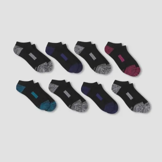 Hanes Premium Performance Women's Cushioned 6+2 Bonus Pack No Show Athletic Socks - 5-9 image {3}