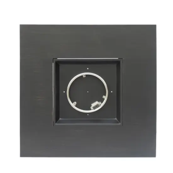 Wellington Outdoor 50000 BTU Square Fire Pit Brushed Brown - Christopher Knight Home image {5}