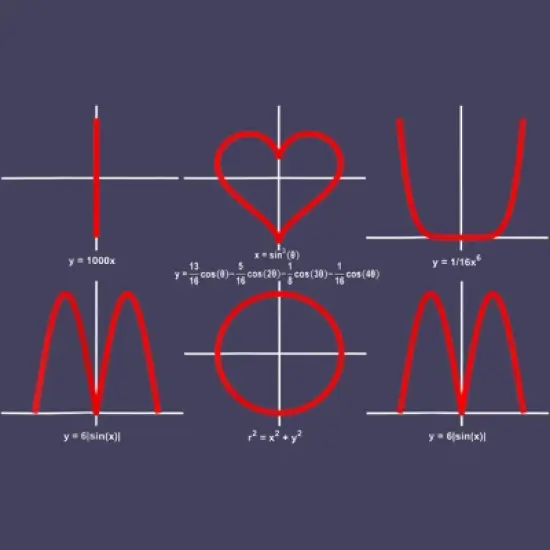 Women's Design By Humans I Love You Mom Math Equations By WatercolorFun Racerback Tank Top image {1}