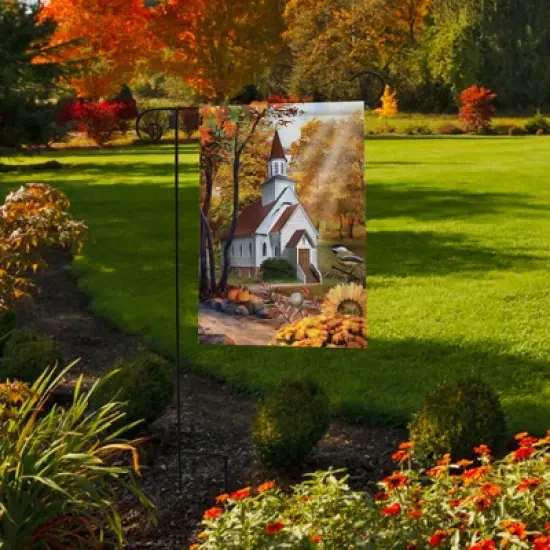 Briarwood Lane Fall Garden Flag 12x18 For Outdoor Autumn Church Sunset For Fall Garden Flag Flags For Outside image {3}