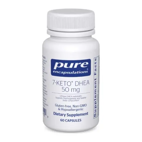 Pure Encapsulations 7-Keto DHEA 50 mg - Unique DHEA Metabolite Supplement to Support Thermogenesis and Healthy Body Composition* image {10}