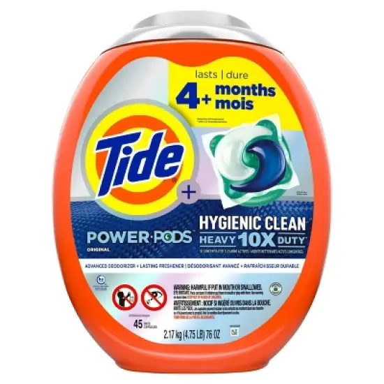 Tide Hygienic Clean Heavy Duty Power Pods Laundry Detergent Pacs - Original image {13}