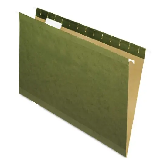 Pendaflex X-Ray Hanging File Folders 1/5 Tab Legal Standard Green 25/Box 415315 image {7}
