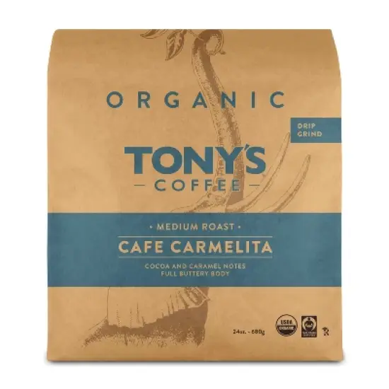 Tony's Coffee Carmelita Blend Medium Roast Ground Coffee - 24oz image {3}