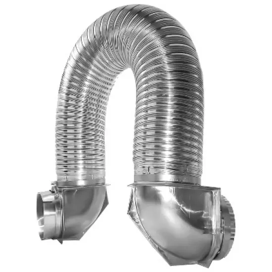 Certified Appliance Accessories&reg; Dryer Vent Duct Kit with Elbows in Silver image {1}