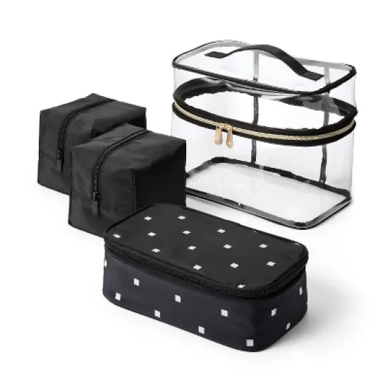 Sonia Kashuk&trade; Travel Train Case Makeup Bag Set - 4pc image {2}