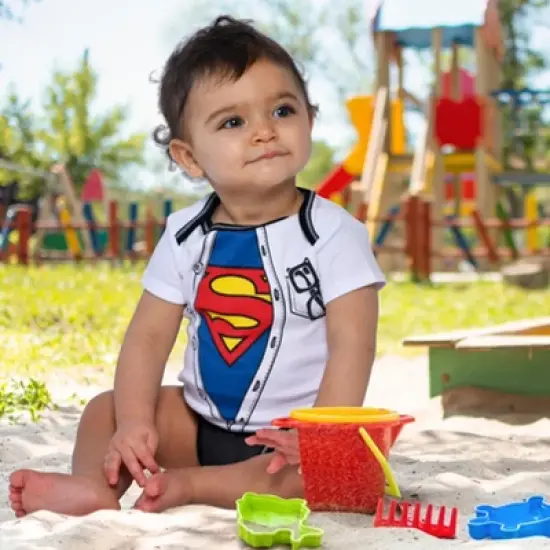 DC Comics Justice League Superman Baby Boys Short Sleeve Bodysuits & Pants  image {6}