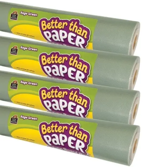 Teacher Created Resources&reg; Better Than Paper&reg; Bulletin Board Roll, Sage Green, 4-Pack image {3}