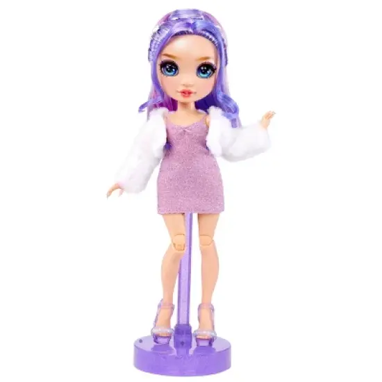 Rainbow High Fantastic Fashion Violet Willow 11" Fashion Doll w/ Playset image {3}