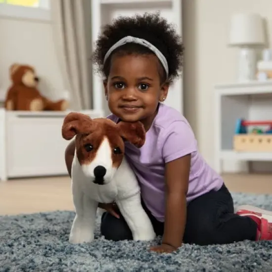 Melissa & Doug Giant Jack Russell Terrier - Lifelike Stuffed Animal Dog (over 12 inches tall) image {5}