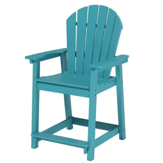 Decksplore Tall Adirondack Chairs Set Patio Chairs HDPE Weather Resistant Adirondack Balcony Chairs Outdoor Chairs for Garden Backyard image {9}