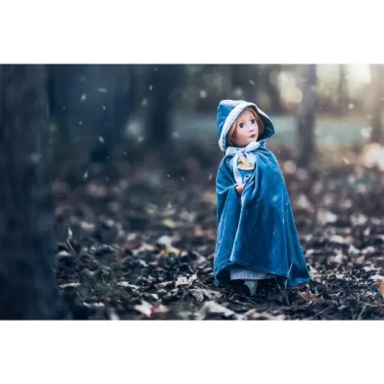 A Girl for All Time Victorian Opera Cloak for 16 inch British dolls image {2}