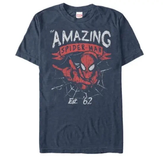 Men's Marvel Spider-Man Est 62 T-Shirt image {3}