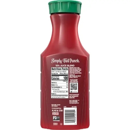 Simply Fruit Punch Juice Drink - 52 fl oz image {6}