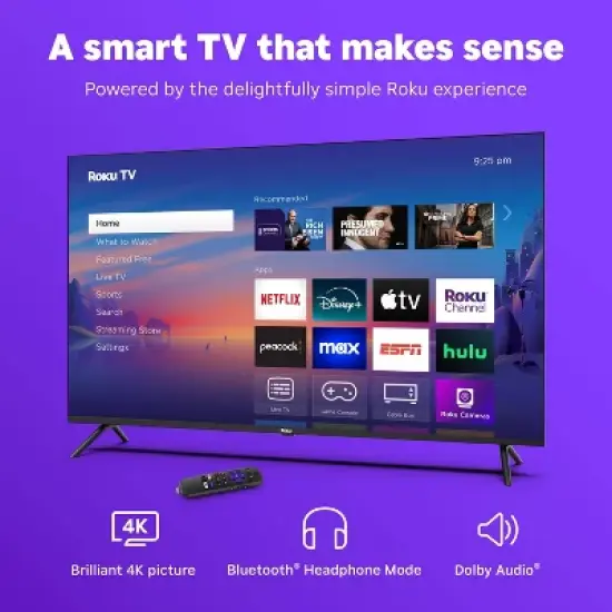 Roku 43" Select Series 4K HDR Smart Roku TV with Roku TV Remote image {2}