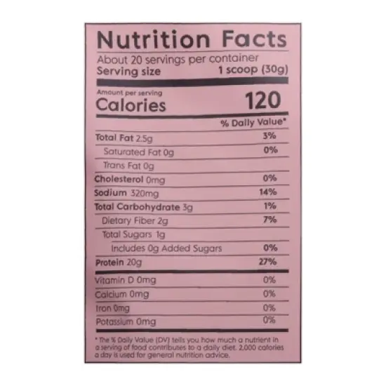 Truvani Organic Vanilla Chai Plant Protein - 21.59 oz image {3}