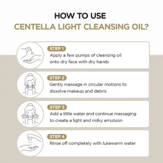 SKIN1004 Madagascar Centella Light Cleansing Oil Korean Skincare Soothing and Gentle Oil Cleanser for Makeup Impurities Removal - 200ml image {7}