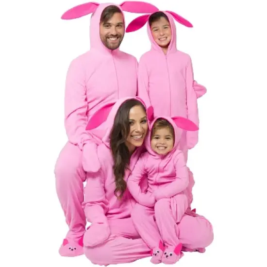 A Christmas Story Toddlers' One Piece Bunny Pajama Costume Union Suit Outfit image {2}