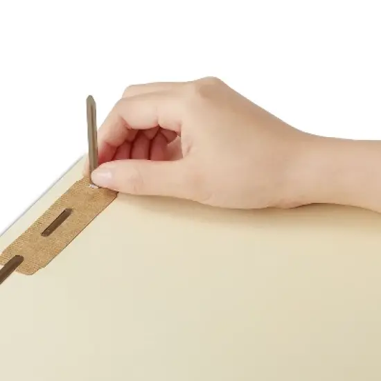 HITOUCH BUSINESS SERVICES Reinforced End Tab Classification Folder Letter Size Manila 50/Box TR18356 image {3}